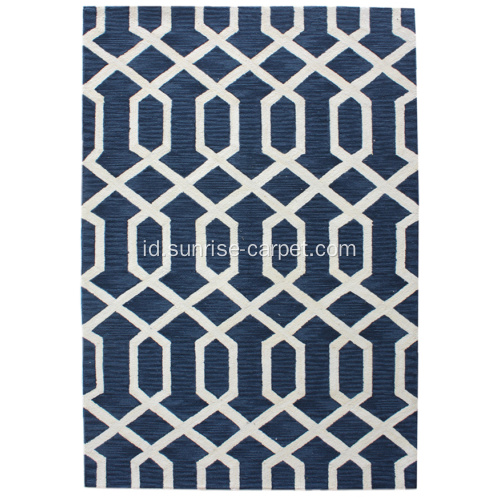 Acrylic / polyester Hand hooked Carpet